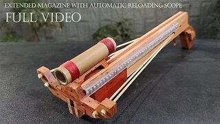 FULL VIDEO | Detailed instructions for automatic slingshot combined with scopes | Wood Art TG