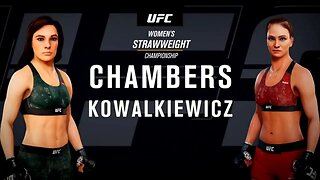 EA Sports UFC 3 Gameplay Karolina Kowalkiewicz vs Alex Chambers