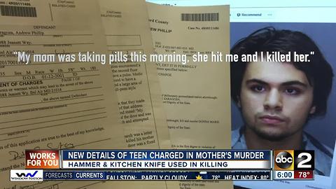 Teen texted picture of mother's dead body