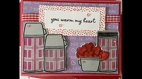 SU Warmest Heart Handmade Valentines Day Card