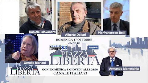 Piazza Libertà - puntata di domenica 17 ottobre 2021