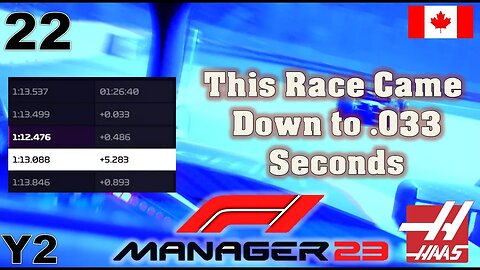 Fight for P1 Came Down to .033 Seconds l F1 Manager 2023 Haas Career Mode l Episode 22