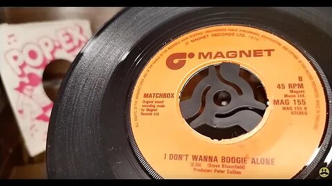 I Don't Wanna Boogie Alone ~ Matchbox ~ 1979 Magnet 45rpm Vinyl Single Record ~ Dual 1215 Turntable