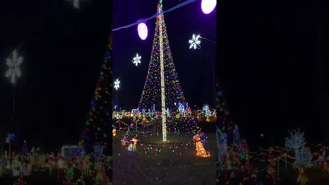 5 minutes of beautiful Christmas Lights - Woodam's of South Georgia
