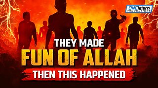 THEY MADE FUN OF ALLAH THEN THIS HAPPENED