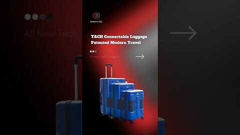 TACH Connectable Luggage Patented Modern Travel System #shorts