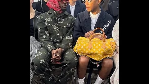 Offset & Pharell Emasculated at Louis Vuitton Fashion Show