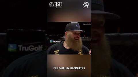 Roy 'Big Country' Nelson Cage Interview | Gamebred Bareknuckle 4