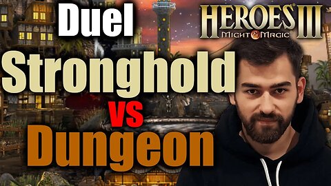 Stronghold vs Dungeon | Gluhammer Heroes HotA 3 Multiplayer PL