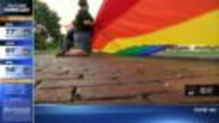Pride flag unfurling in St. Pete