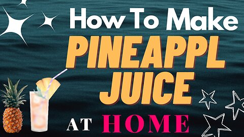 How to make pineapple Juice #shorts video