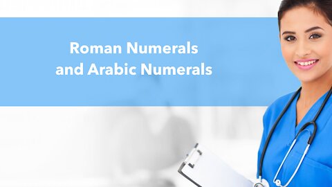 Roman numerals and arabic numerals (Explained in spanish)