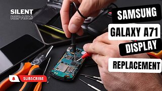 Samsung Galaxy A71 | Screen repair | Display replacement | Repair video