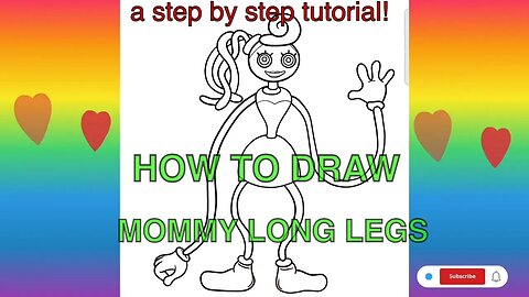 How to Draw Mommy Long Legs in an Easy Step-by-Step Tutorial