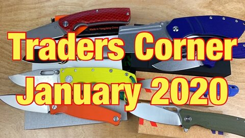 Traders Corner January 2022 / Knife Sale January 16th / other important knife news !