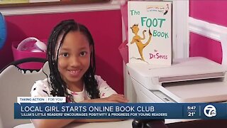 Local girl starts online book club