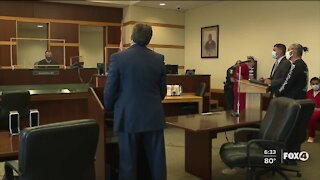 Bank robbery suspect appears in court