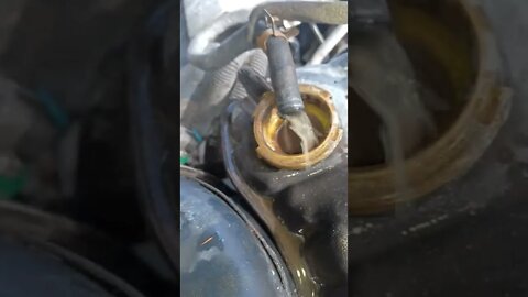 Air in cooling system low coolant or headgasket blown