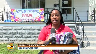 BUFFALO'S BOOK BAG LADY