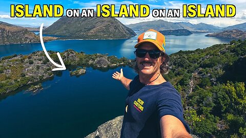 We FOUND the LEGENDARY ISLAND in Lake Wanaka | Bus Life NZ | S2:E43