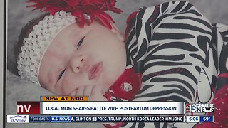 Local mom shares battle with postpartum depression