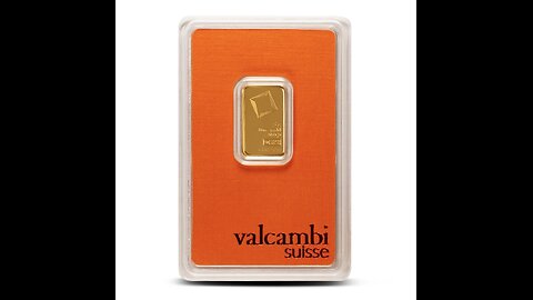 5 Gram Valcambi Gold Bar (New w/ Assay) 001