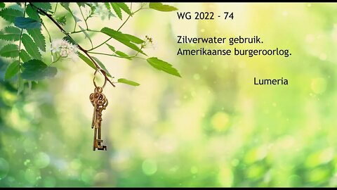 WG 2022 - 74 - Zilverwater gebruik en geschiedenis - USA burgeroorlog - Wetten en Regels