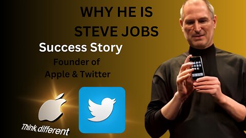 WHY HE IS STEVE JOBS- A HISTORICAL MOTIVATIONAL SPEECH