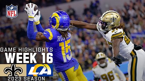 New Orleans Saints vs Los Angeles Rams | 2023 Week 16 Game Highlights