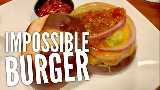 Trying the Impossible Vegan Burger