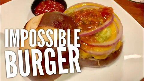 Trying the Impossible Vegan Burger