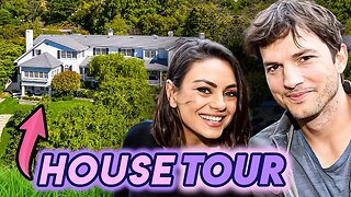 Ashton Kutcher & Mila Kunis | House Tour | $10 Million Santa Barbara Retreat & More