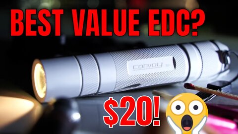 Convoy S2+ (Micro Arc Oxidation, Nichia 519a, 3000K) Review | The BEST value EDC Flashlight?