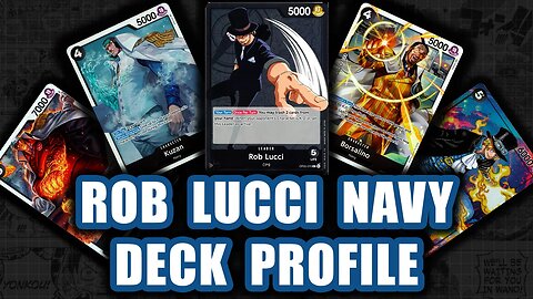Rob Lucci Navy OP4 One Piece Deck Profile