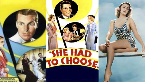 SHE HAD TO CHOOSE (1934) Buster Crabbe, Isabelle Jewel & Sally Blane | Drama | B&W