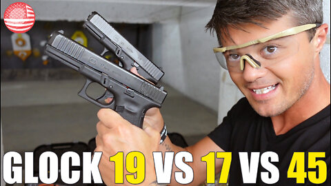 Glock 17 vs Glock 19 vs Glock 45 (The BEST 9mm Glock)
