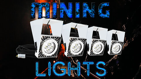 Mining, Tunnel and Cave LED Industrial String Lighting for Hazardous Locations
