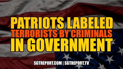 U.S. PATRIOTS NOW BEING LABELED 'TERRORISTS' BY CRIMINALS IN GOVERNMENT