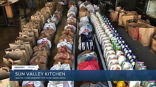 Sun Valley Kitchen seeing huge damand for food assistance