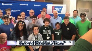 Top college basketball names in metro Detroit for 'Coaches Beat Cancer