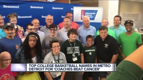 Top college basketball names in metro Detroit for 'Coaches Beat Cancer