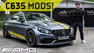 The Best C63 S Mods! Louder Exhaust and Facelift Looks!