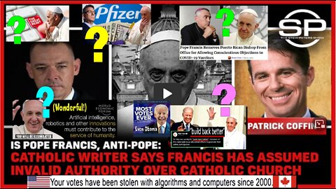 Anti-Pope: Catholic Writer Says Francis Has Assumed Invalid Authority Over Catholic Church