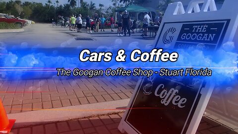 Cars & Coffee Show at The Googan Coffee Shop in Stuart Florida April 2, 2023 - A Drone View Series