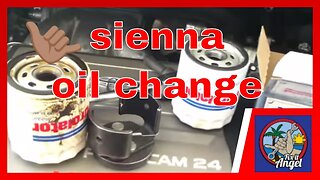 Toyota Sienna change engine oil and filter √ Fix it angel