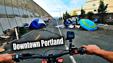 Is Downtown Portland Really THAT Bad?? - Talaria Sting Moto Vlog