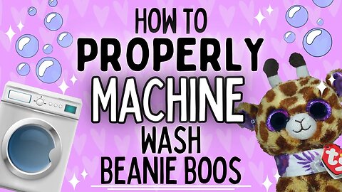 Guide to Washing Beanie Boos in a Washing Machine! 💙🫧