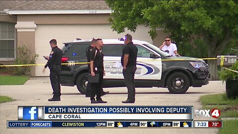 Death investigation possibly involving deputy in Cape Coral; 7:30 am live report