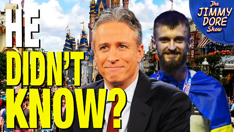 Jon Stewart Presents Medal To Ukrainian Nazi At Disney World