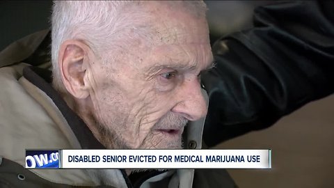 Senior evicted for medical marijuana use